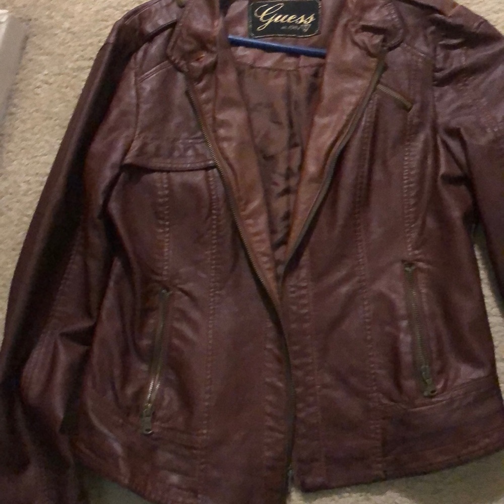 Guess leather jacket